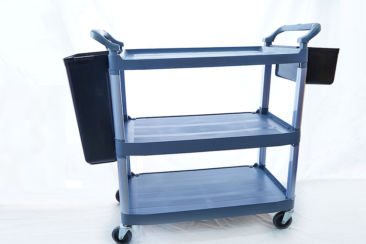 Multi-Purpose Trolley with 2 Side Bins