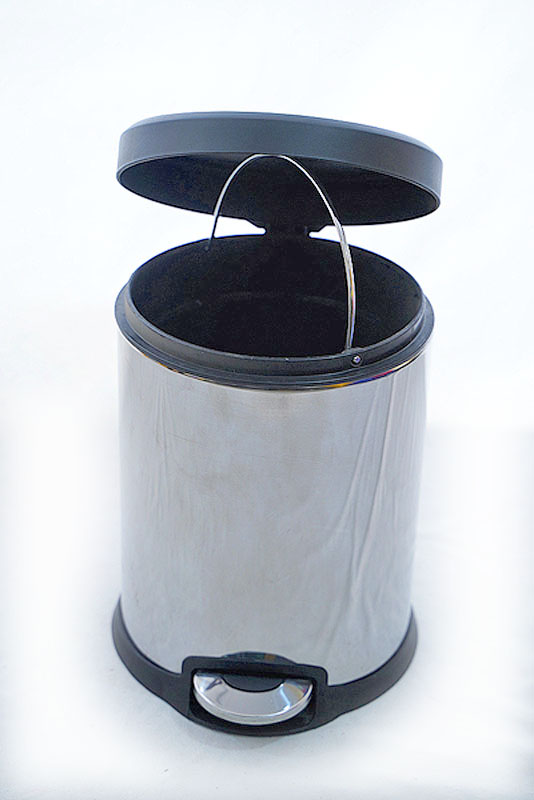 Dustbin steel slow motion 5ltr